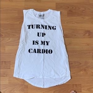 Turning up is my cardio tank